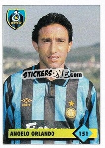 Sticker Angelo Orlando - Calcio 1992-1993 - Merlin