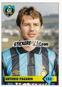 Cromo Antonio Paganin - Calcio 1992-1993 - Merlin