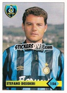 Figurina Stefano Desideri - Calcio 1992-1993 - Merlin