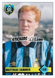 Sticker Matthias Sammer - Calcio 1992-1993 n. 158 - Merlin
