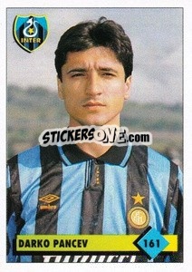 Sticker Darko Pancev - Calcio 1992-1993 n. 161 - Merlin