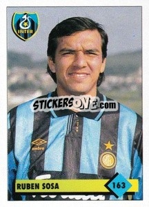 Figurina Ruben Sosa - Calcio 1992-1993 - Merlin