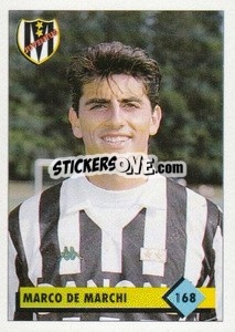 Sticker Marco De Marchi - Calcio 1992-1993 n. 168 - Merlin