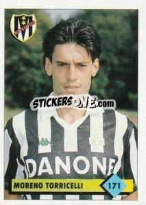 Figurina Moreno Torricelli - Calcio 1992-1993 - Merlin