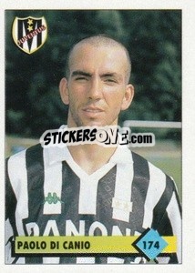 Figurina Paolo Di Canio - Calcio 1992-1993 - Merlin