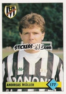 Cromo Andreas Moller - Calcio 1992-1993 - Merlin