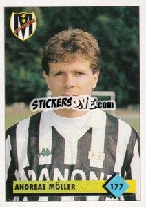 Sticker Andreas Moller - Calcio 1992-1993 n. 177 - Merlin