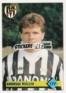 Figurina Andreas Moller - Calcio 1992-1993 - Merlin