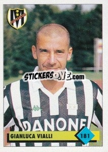 Sticker Gianluca Vialli - Calcio 1992-1993 n. 181 - Merlin