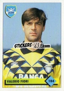 Sticker Valerio Fiori - Calcio 1992-1993 - Merlin