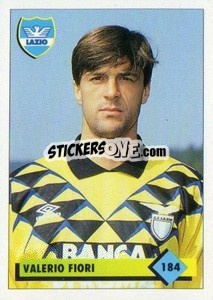 Sticker Valerio Fiori - Calcio 1992-1993 n. 184 - Merlin