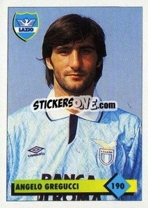 Figurina Angelo Gregucci - Calcio 1992-1993 - Merlin