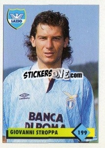 Cromo Giovanni Stroppa - Calcio 1992-1993 - Merlin