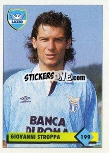 Figurina Giovanni Stroppa - Calcio 1992-1993 - Merlin