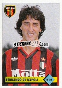 Sticker Fernando De Napoli - Calcio 1992-1993 n. 212 - Merlin