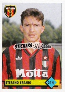 Sticker Stefano Eranio - Calcio 1992-1993 n. 214 - Merlin