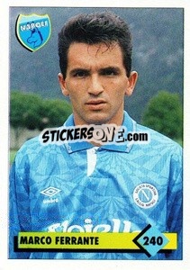 Sticker Marco Ferrante - Calcio 1992-1993 n. 240 - Merlin