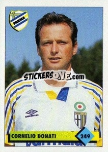 Sticker Cornelio Donati - Calcio 1992-1993 n. 249 - Merlin