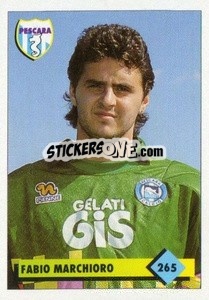 Sticker Fabio Marchioro - Calcio 1992-1993 - Merlin