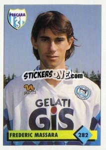Sticker Frederic Massara - Calcio 1992-1993 n. 282 - Merlin