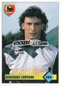 Figurina Giovanni Cervone - Calcio 1992-1993 - Merlin