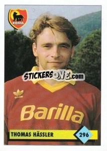 Sticker Thomas Hassler - Calcio 1992-1993 n. 296 - Merlin