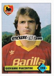 Cromo Giovanni Piacentini - Calcio 1992-1993 n. 298 - Merlin