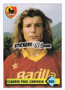 Sticker Claudio Paul Caniggia - Calcio 1992-1993 - Merlin