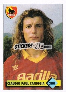 Sticker Claudio Paul Caniggia - Calcio 1992-1993 n. 300 - Merlin