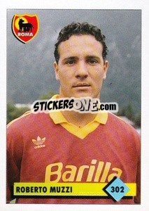 Sticker Roberto Muzzi - Calcio 1992-1993 - Merlin