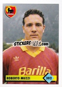 Sticker Roberto Muzzi - Calcio 1992-1993 n. 302 - Merlin