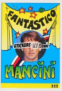 Sticker Fantastico Mancini - Calcio 1992-1993 - Merlin