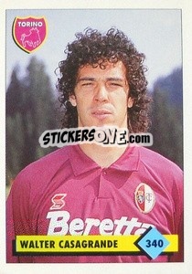 Cromo Walter Casagrande - Calcio 1992-1993 n. 340 - Merlin