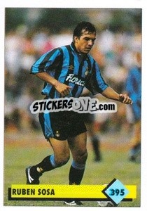 Sticker Ruben Sosa - Calcio 1992-1993 n. 395 - Merlin
