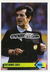 Sticker Luciano Luci - Calcio 1992-1993 n. 406 - Merlin
