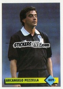 Sticker Arcangelo Pezzella - Calcio 1992-1993 n. 409 - Merlin