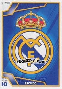 Sticker Escudo - Real Madrid 2009-2010 n. 1 - Panini