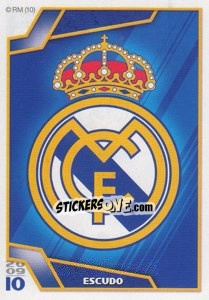 Cromo Escudo - Real Madrid 2009-2010 - Panini