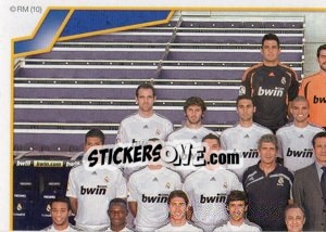 Sticker Presentación (Mosaico) - Real Madrid 2009-2010 n. 2 - Panini