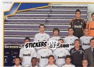 Sticker Presentación (Mosaico) - Real Madrid 2009-2010 - Panini