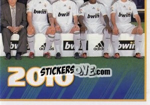Sticker Presentación (Mosaico) - Real Madrid 2009-2010 n. 5 - Panini