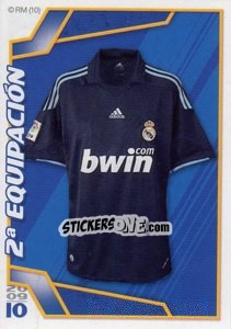 Sticker 2º Equipación - Real Madrid 2009-2010 n. 9 - Panini