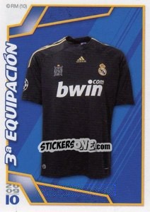 Sticker 3º Equipación - Real Madrid 2009-2010 n. 10 - Panini