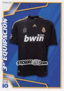 Sticker 3º Equipación - Real Madrid 2009-2010 - Panini