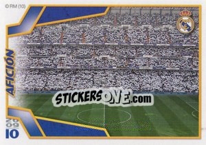 Sticker Afición - Real Madrid 2009-2010 - Panini