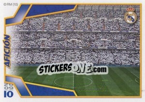 Sticker Afición - Real Madrid 2009-2010 n. 11 - Panini