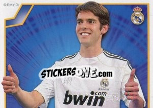 Sticker Kaká (Fichajes 2009-10, Mosaico) - Real Madrid 2009-2010 n. 16 - Panini