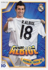 Sticker Albiol (Fichajes 2009-10) - Real Madrid 2009-2010 - Panini