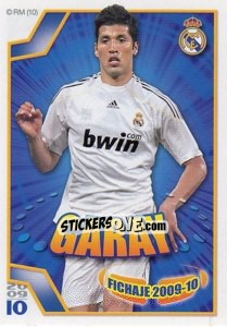 Cromo Garay (Fichajes 2009-10) - Real Madrid 2009-2010 - Panini