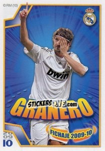 Cromo Granero (Fichajes 2009-10) - Real Madrid 2009-2010 n. 24 - Panini